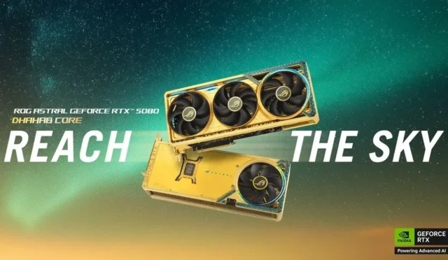 ASUS RTX 5080 Dhahab