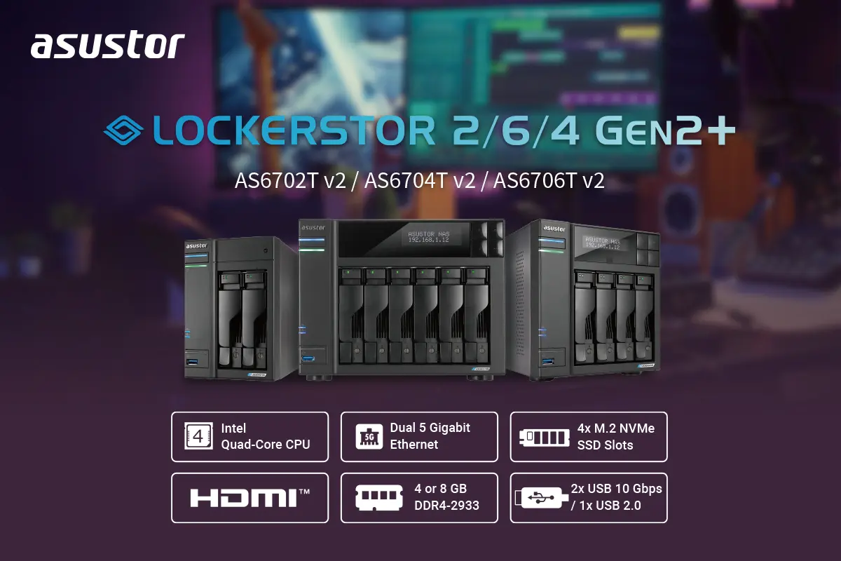 ASUSTOR Lockerstor Gen2+ Teknik Özellikleri ve Fiyatı