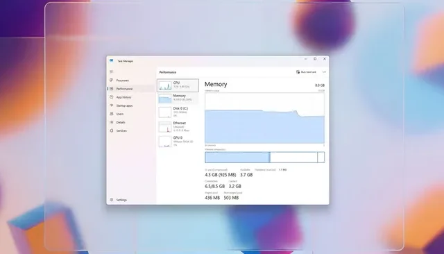 Windows 11 RAM Kullanımını