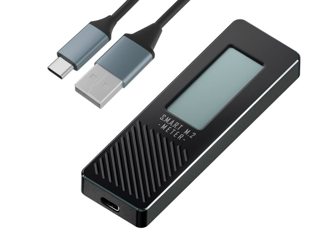 Area’dan ekranlı NVMe SSD kasası: SMART M.2-METER