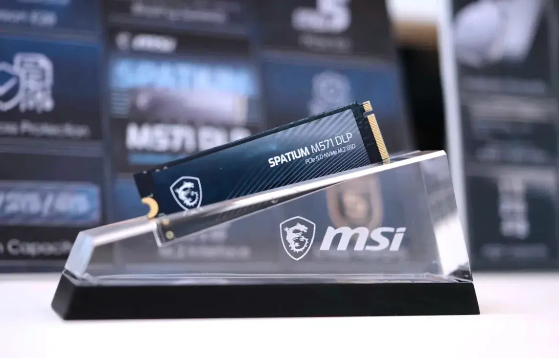MSI SPATIUM M571 DLP Tanıtıldı: 14 GB/s Okuma Hızı ve Veri Kaybı Koruması