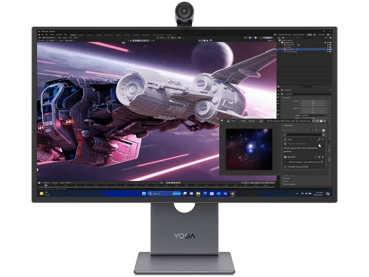İçerik Üreticilerine Özel: Lenovo Yoga Pro 27UD-10 4K QD-OLED Tanıtıldı!