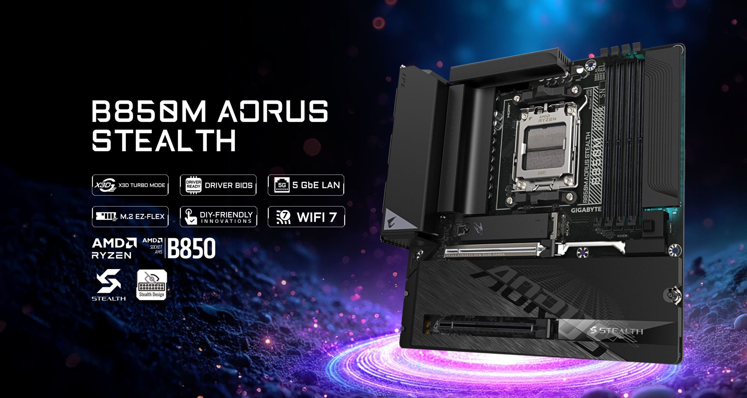 Kablo Karmaşasına Son! GIGABYTE B850M AORUS Stealth ile Tanışın