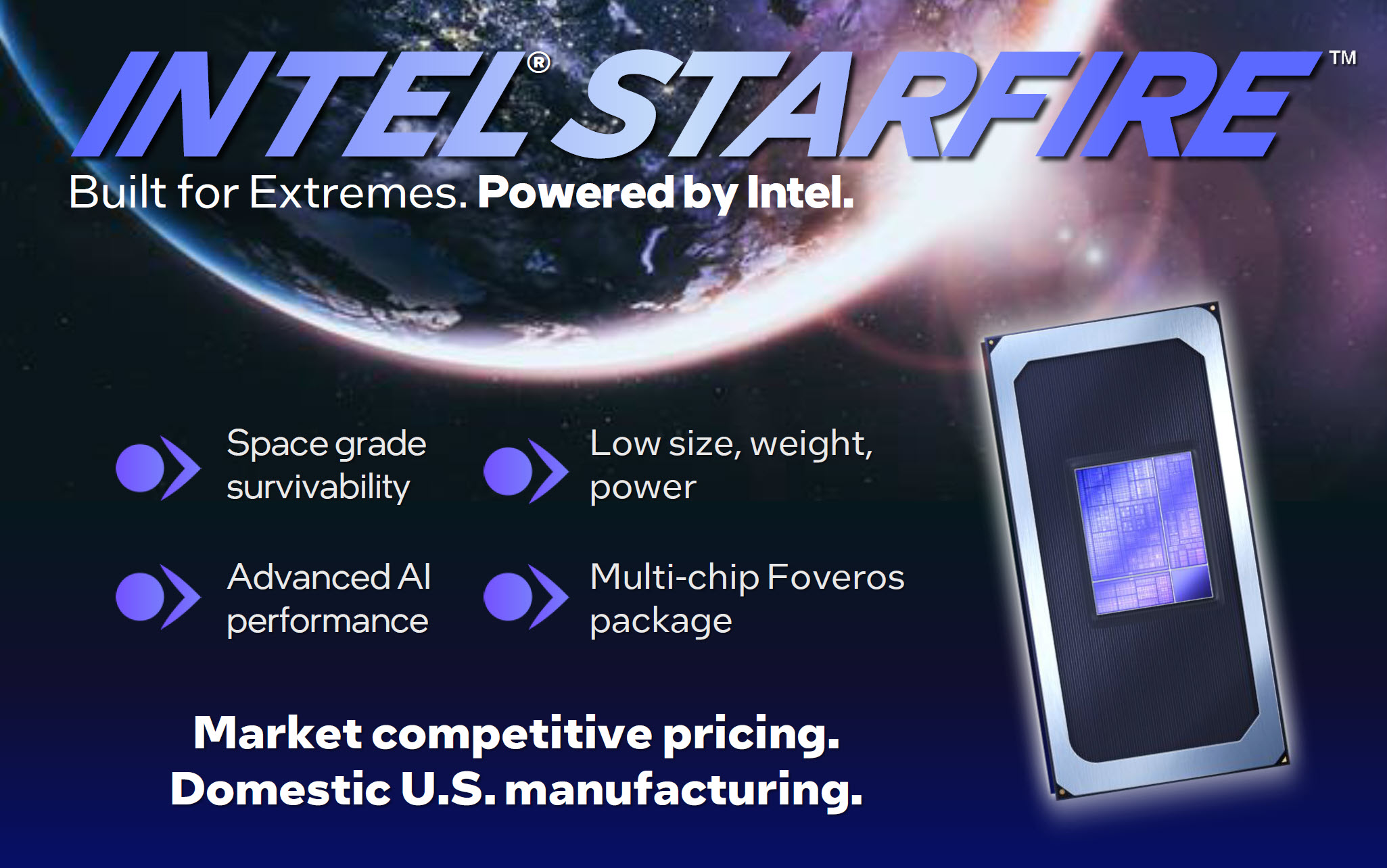 Intel Uzaya Açılıyor: 125°C’ye Dayanıklı Yeni “Starfire” SoC Tanıtıldı