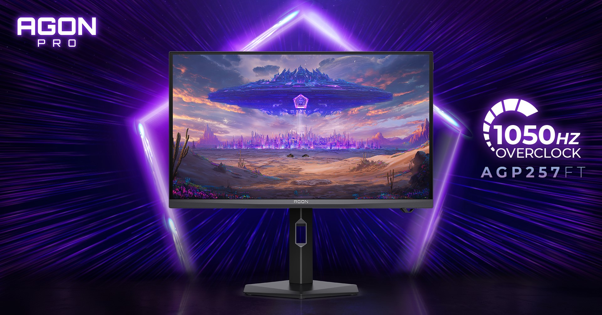 AOC 1050 Hz’e Ulaşan İlk IPS Monitörünü Tanıttı