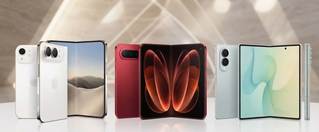 iPhone Duo vs Xiaomi 18 Fold vs Galaxy Z Fold8: Katlanabilir Telefon Savaşında Kim Önde?