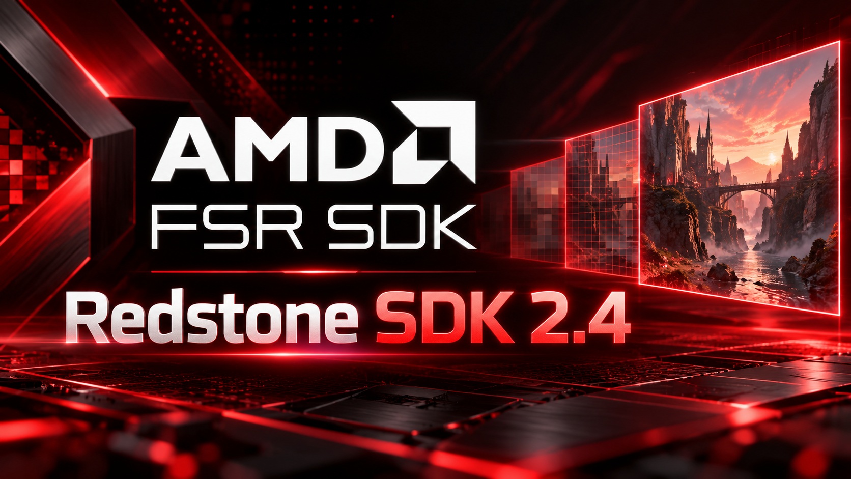 AMD FSR SDK 2.4 Yayınlandı: RX 6000 ve APU’lara Müjde!