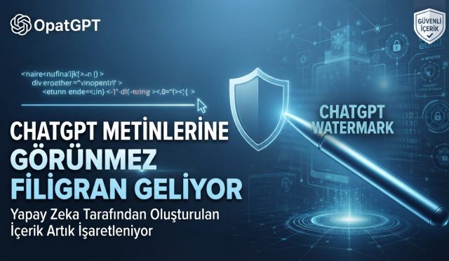 ChatGPT Metinlerine Görünmez Filigran Geliyor