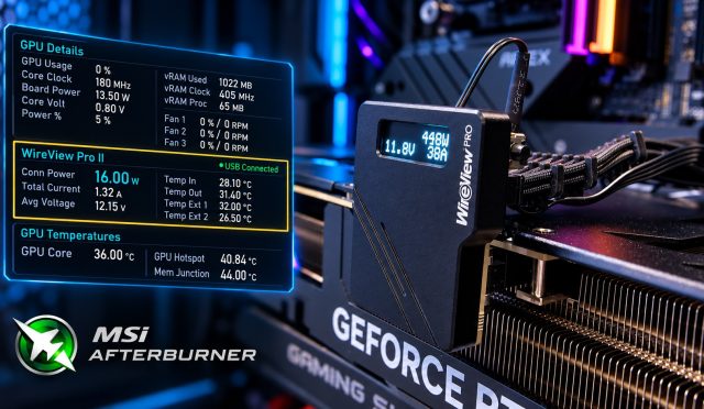 MSI Afterburner’a Dev 12V-2x6 Eklentisi Geldi!