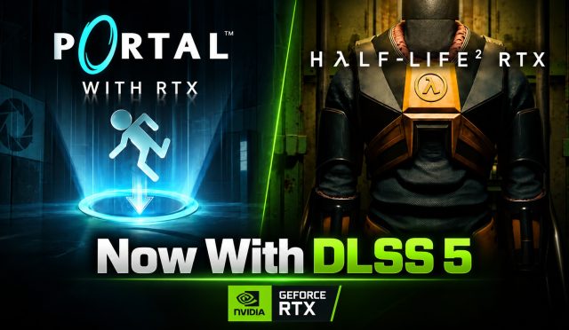 NVIDIA DLSS 5'i Portal RTX ve Half-Life 2 RTX'e Getirdi