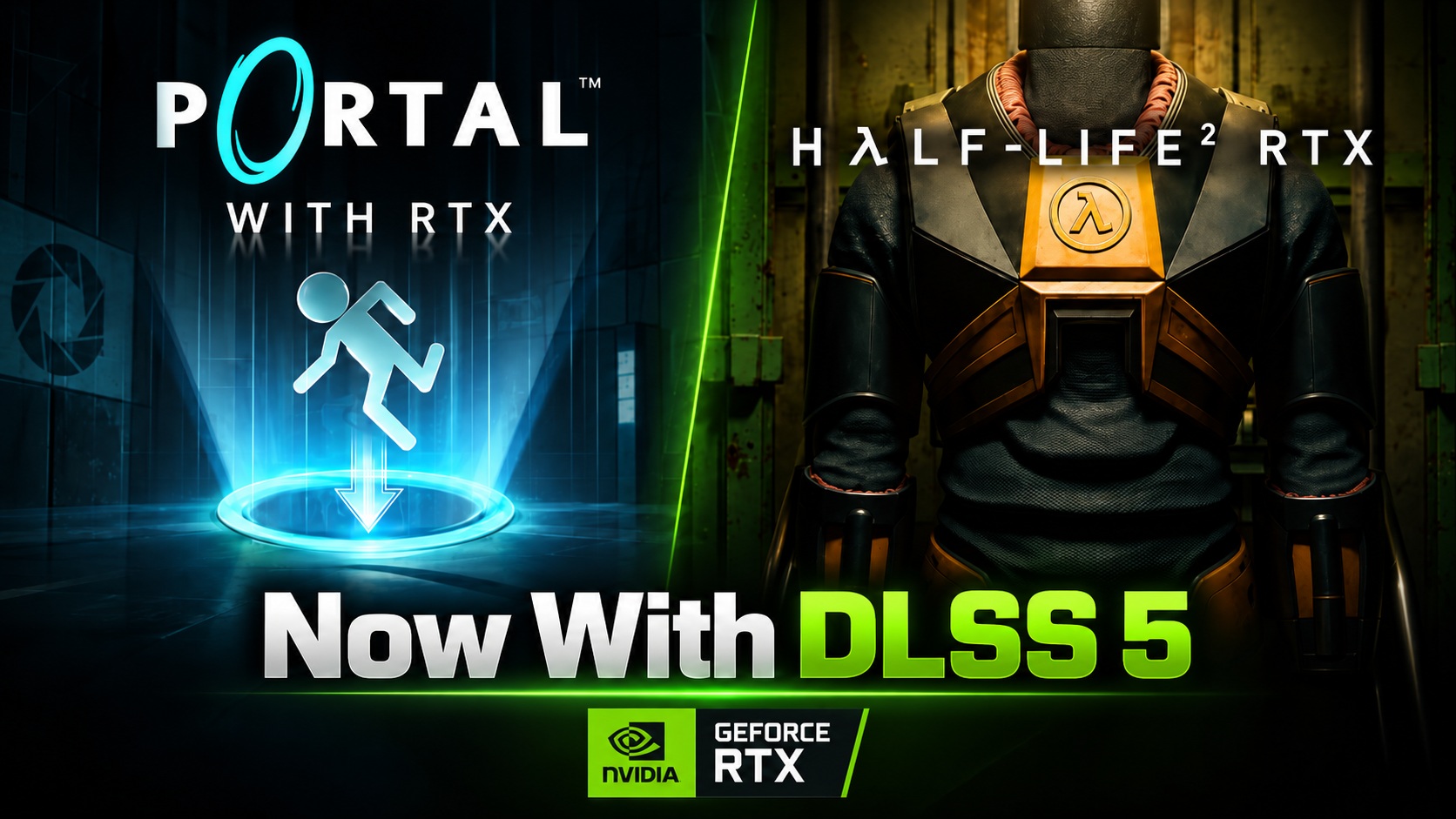 NVIDIA DLSS 5’i Portal RTX ve Half-Life 2 RTX’e Getirdi