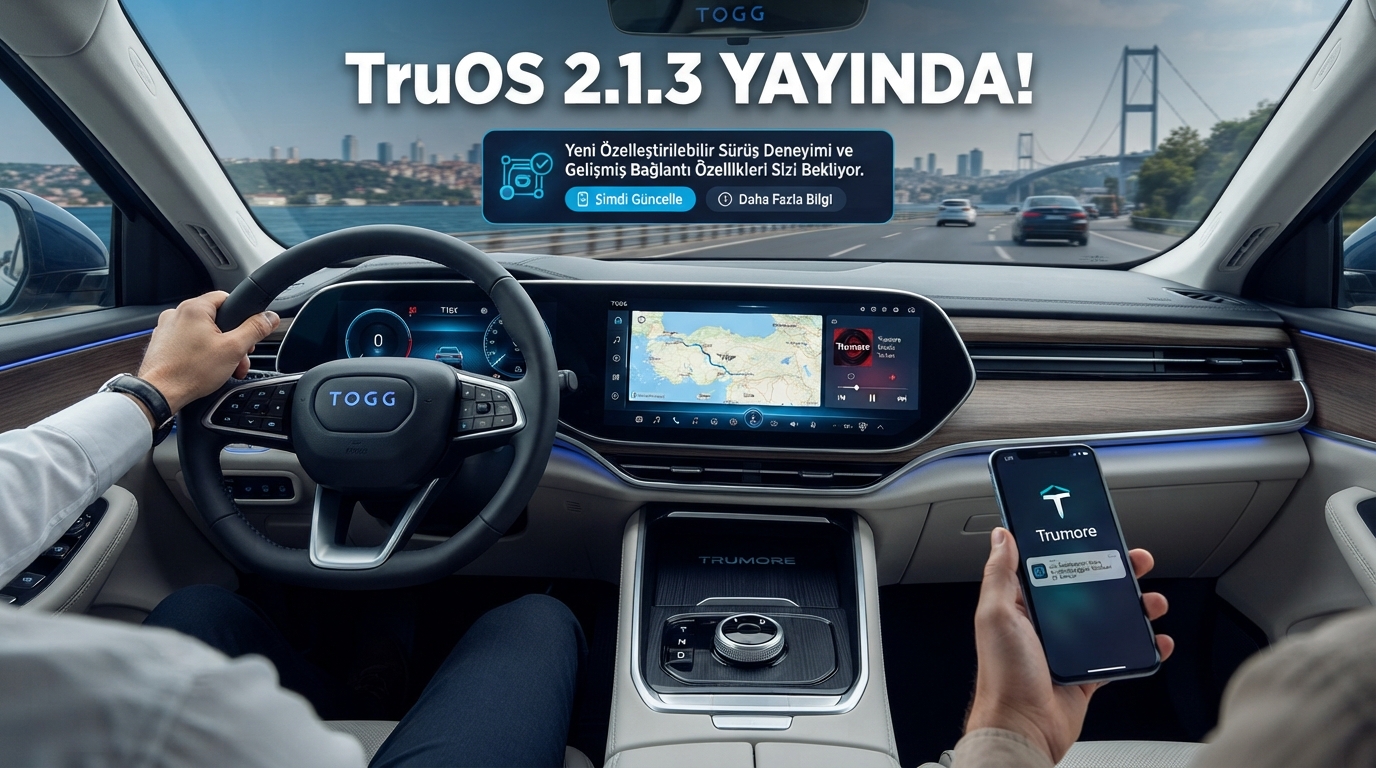 Yerli Otomobile OTA Dopinki: TruOS 2.1.3 Yayında!